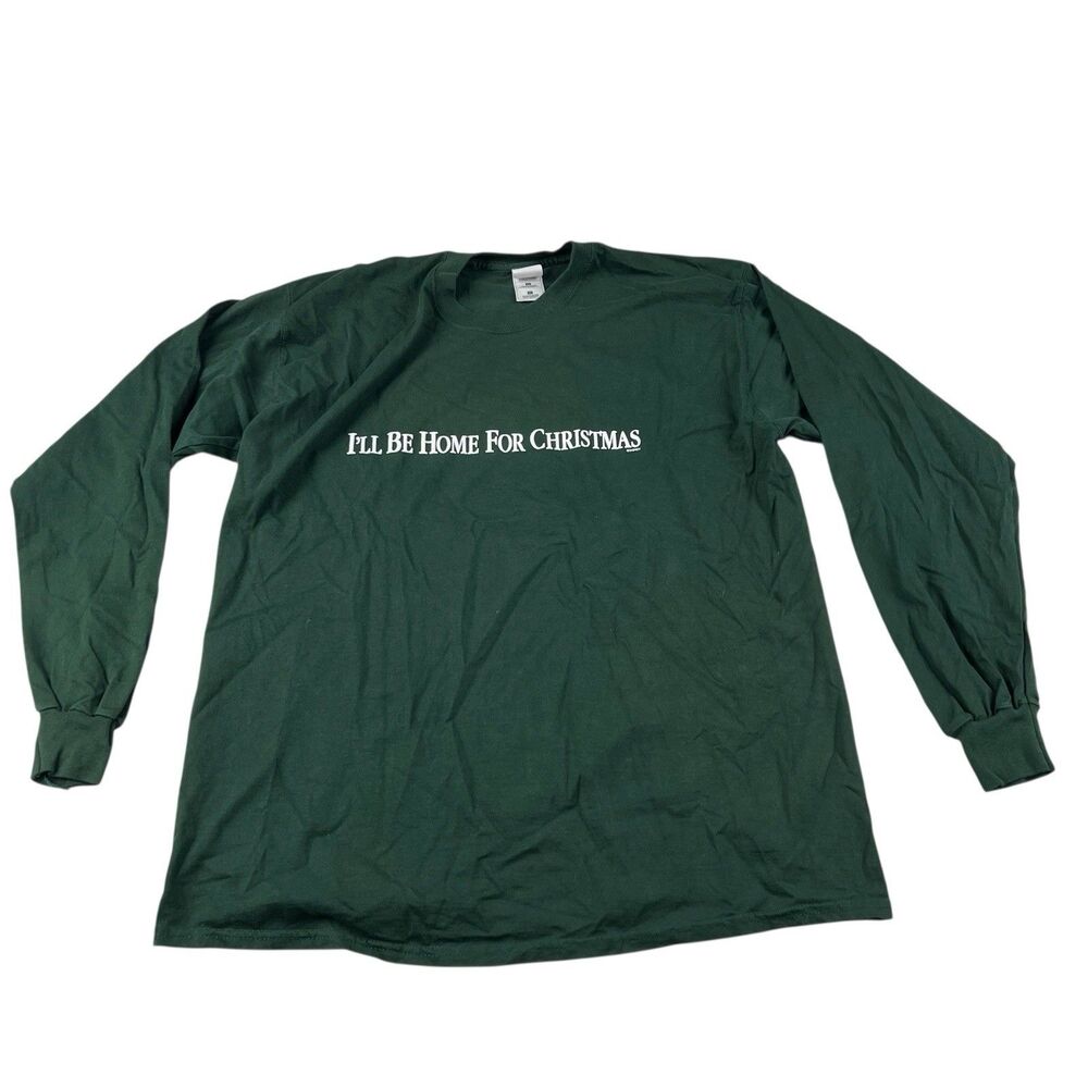I'll Be Home For Christmas Disney  Movie Promo Long Sleeve Shirt  XL Extra Large